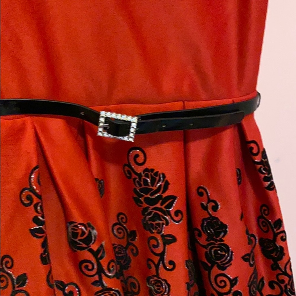 Red dress